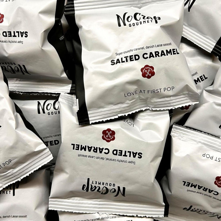 No Crap saltkaramel popcorn flowpack 100 stk