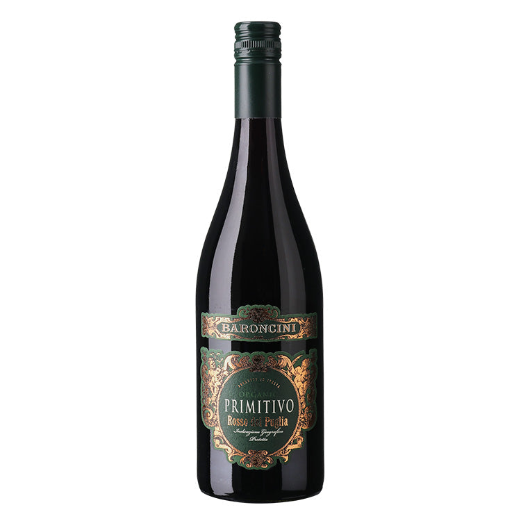 Baroncini Primitivo Puglia IGP – Økologisk rødvin