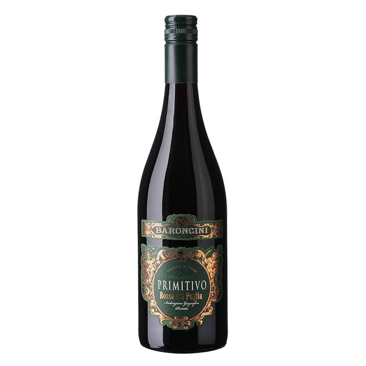 Baroncini Primitivo Puglia IGP – Økologisk rødvin