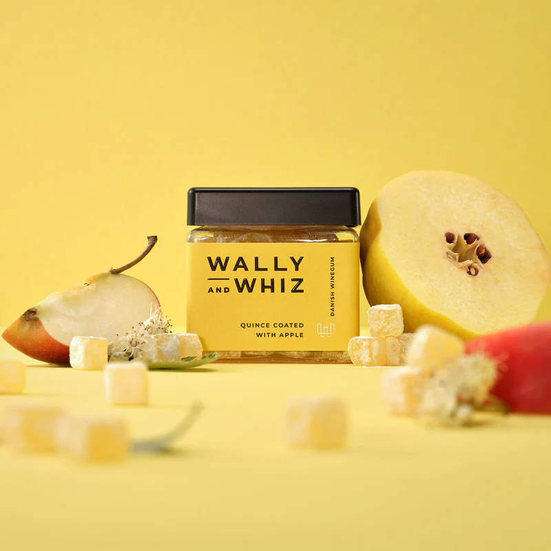 wally and whiz med kvæde og æble