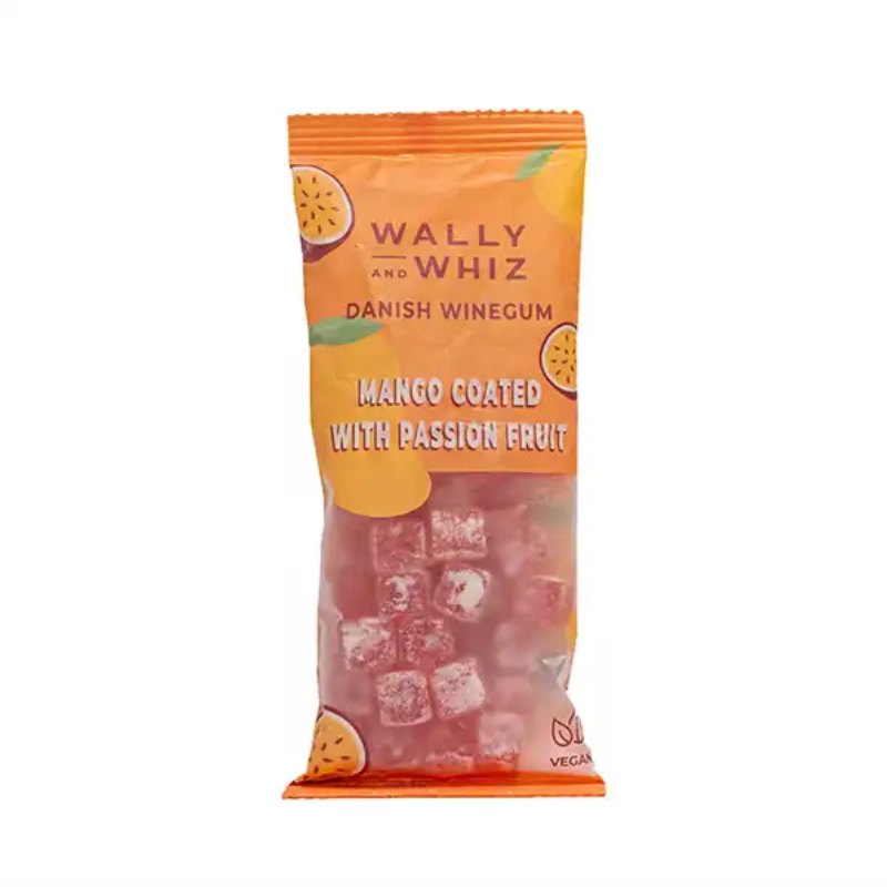Wally and whiz vingummi med mango og passionsfrugt