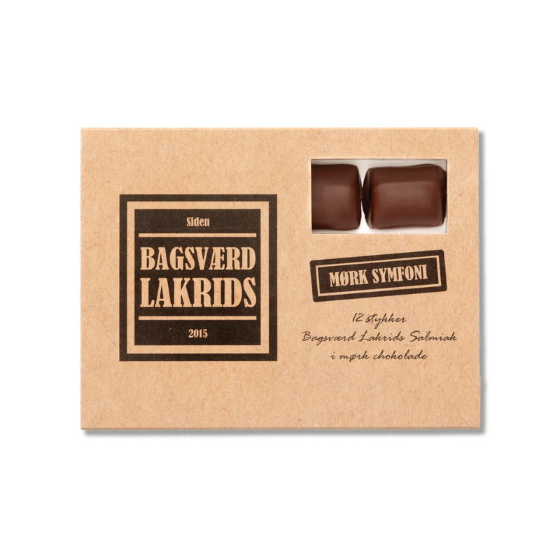 Bagsværd Lakrids Mørk Symfoni Æske 125 g fra Chokoladehimlen