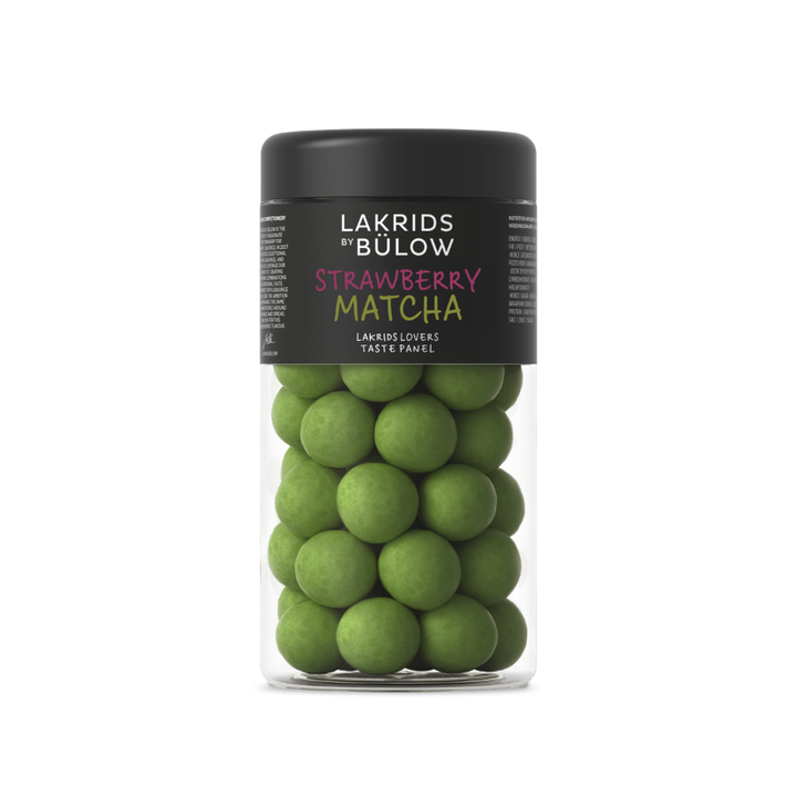 Lakridskugle med smag af Matcha og jordbær
