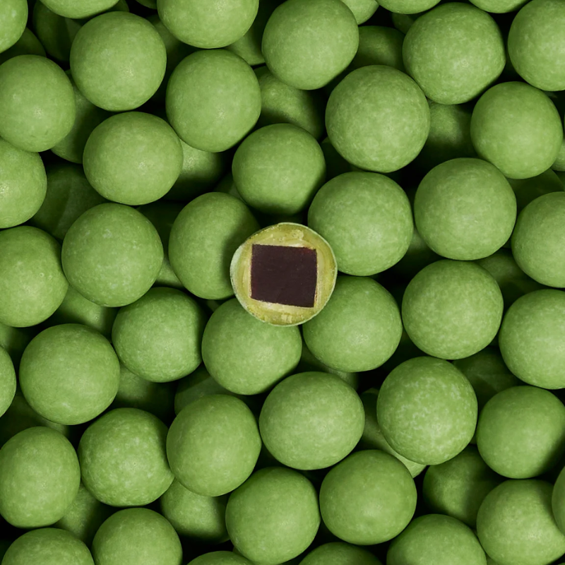 Lakridskugle med smag af Matcha og jordbær
