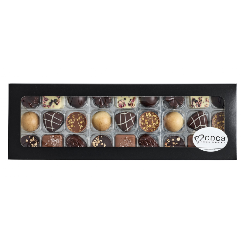 Luksus gaveæske med chokolade