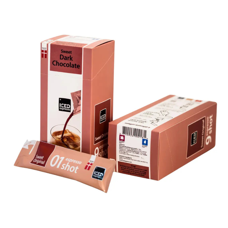 Iskaffe med chokolade