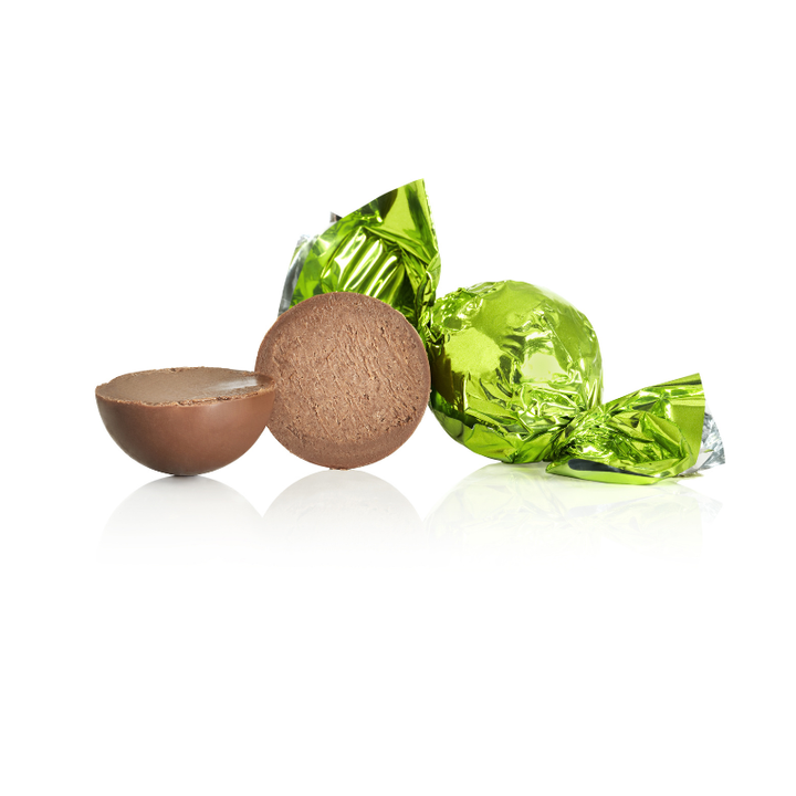 Fyldte chokoladekugler flødechokolade med lakrids