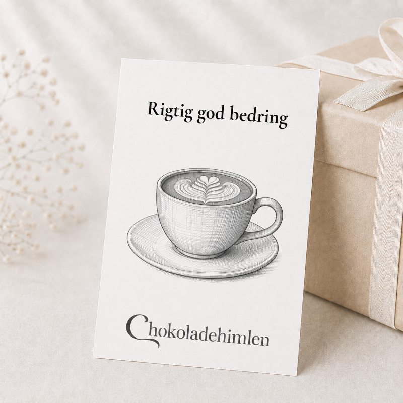Chokoladehimlen kort - rigtig god bedring