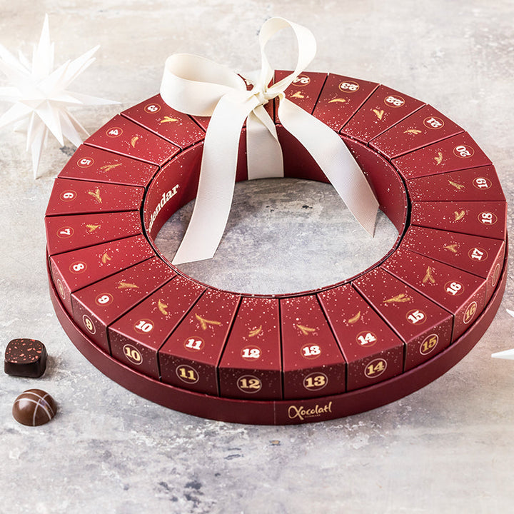 Xocolatl julekrans med chokolade 2026