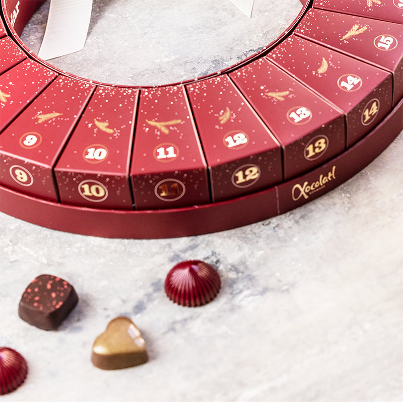 Xocolatl julekrans med chokolade 2026 – visning 2