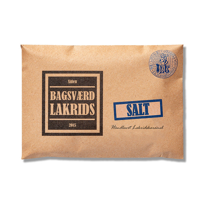 lakridsplade med salt fra Bagsværd Lakrids