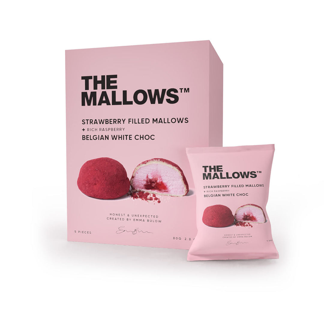 The Mallows skumfiduser med hvid chokolade