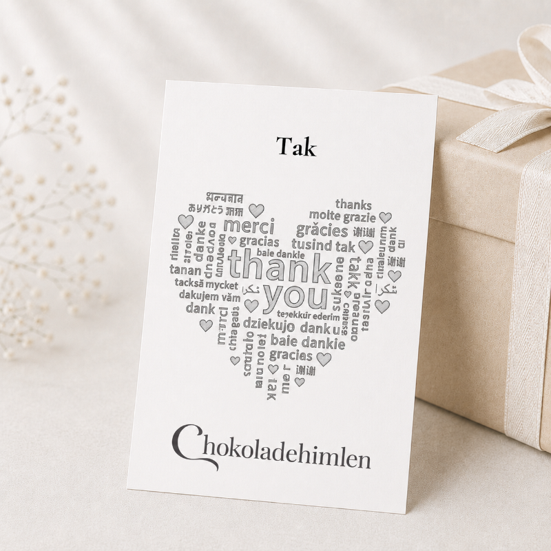 Chokoladehimlen kort - tak