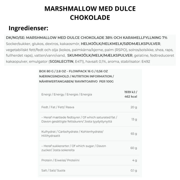 The Mallows skumfiduser med havsalt