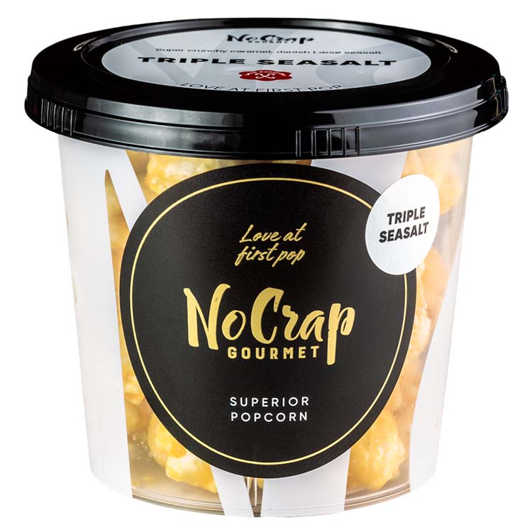 No Crap popcorn med saltkaramel
