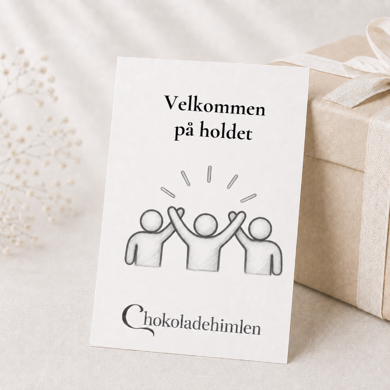 Chokoladehimlen kort - Velkommen på holdet