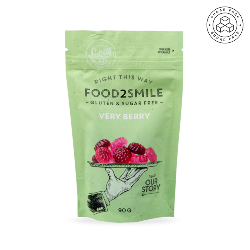 Food2Smile delikatesse med hindbær