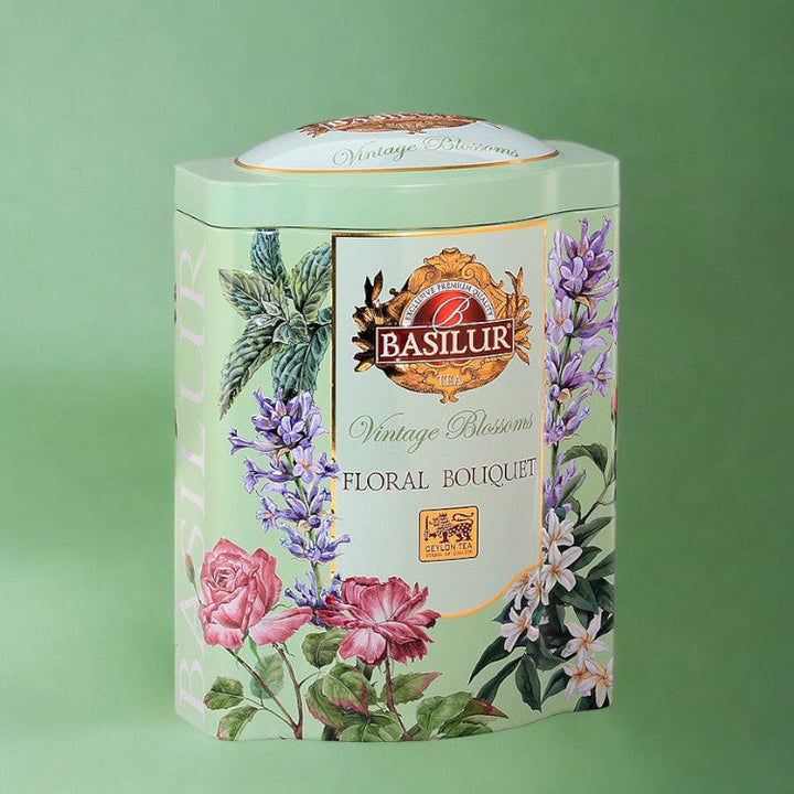 Basilur Floral Bouquet te i blomstrende tedåse