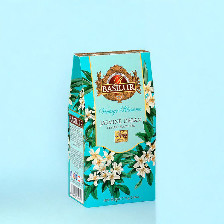 Basilur Jasmine te i dekorativ blomsteræske