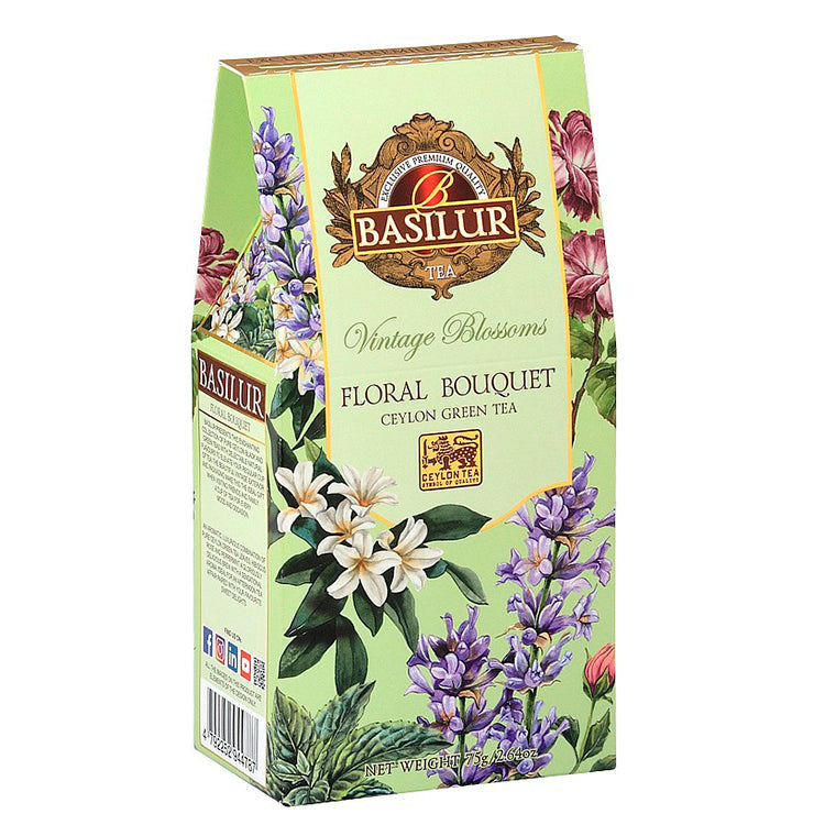 Vintage Blossoms Floral Bouquet te fra Basilur