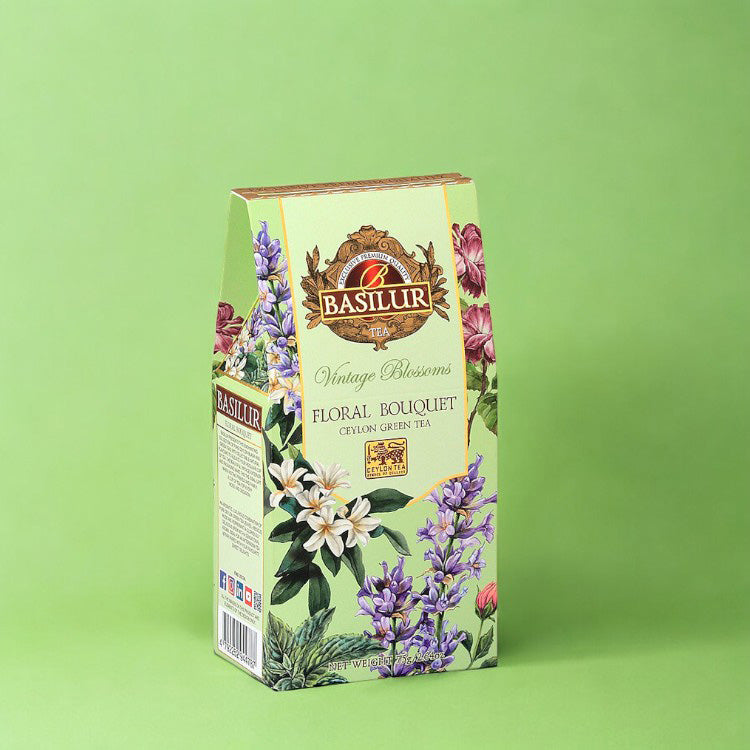 Basilur Floral Bouquet te i dekorativ blomsteræske