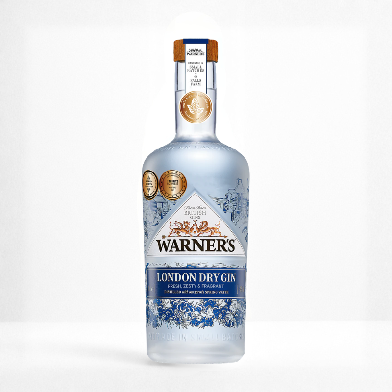 Warner’s London Dry Gin britisk gin 70 cl 40% vol.