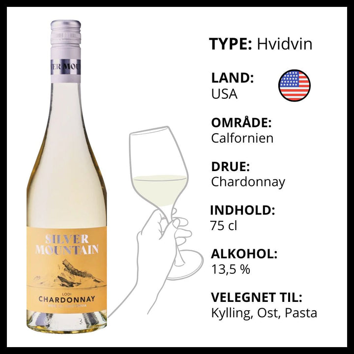 Silver Mountain Chardonnay – Hvidvin – produktvisning 2