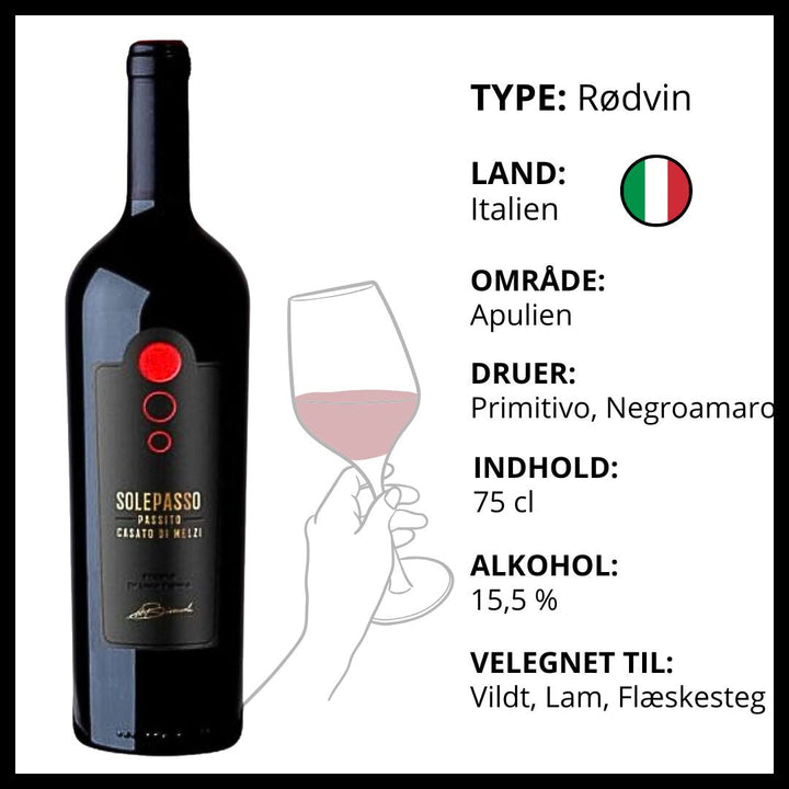 Solepasso IGT Puglie Passito – Rødvin – produktvisning 2