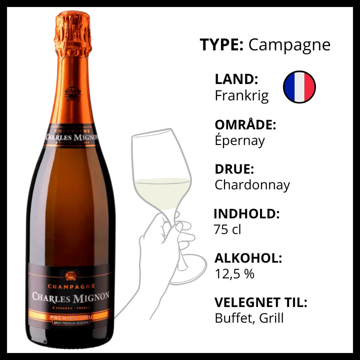 Charles Mignon 1. Cru Champagne Brut – produktvisning 2