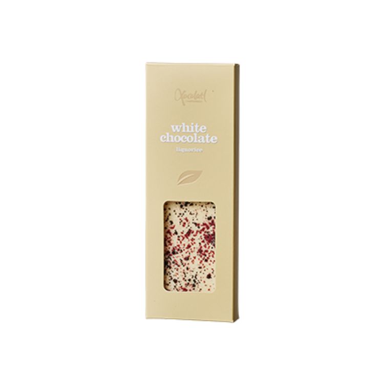 Xocolatl lakrids med hvid chokolade