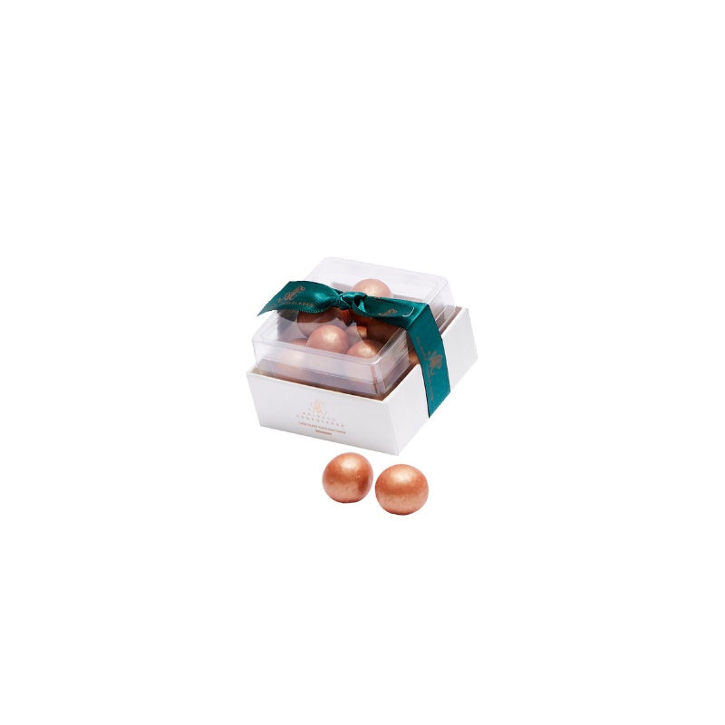 Saltlakrids og karamelliseret chokolade i tapasæske fra Aalborg Chokoladen