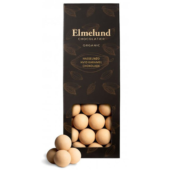 Elmelund Chocolatier karameller med hvid chokolade