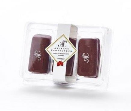 Flødeboller fra Aalborg Chokoladen - Classic med marcipanbund