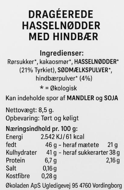 Elmelund Chocolatier chokolade med hvid chokolade