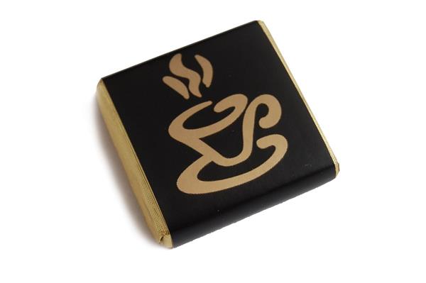 Kaffe chokolader mørk fondente á 5 g - 1 kg