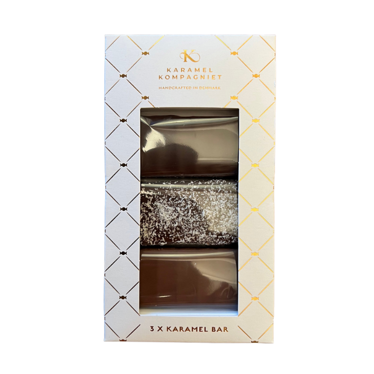 Karamel Kompagniet karameller med mørk chokolade