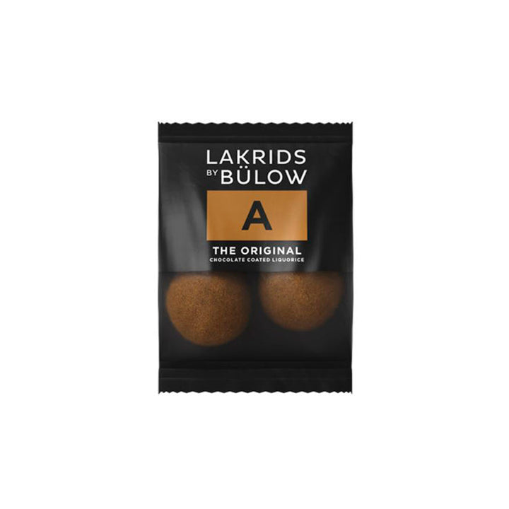A - Mini (Flowpack) Lakrids by Bülow - 2 LAKRIDSKUGLER PR. PAKKE fra Lakrids by Bülow