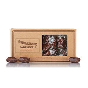Chokolade Karameller fra Kjaramjel Fabrjkken (brun æske) 100 g fra Chokoladehimlen