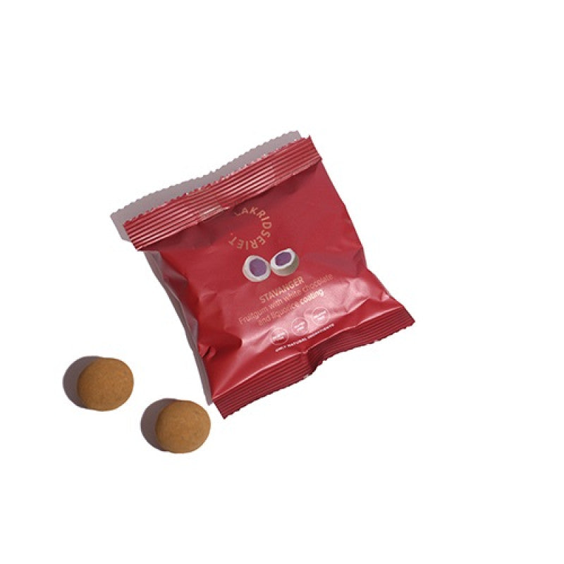 Lakridseriet lakrids med hvid chokolade