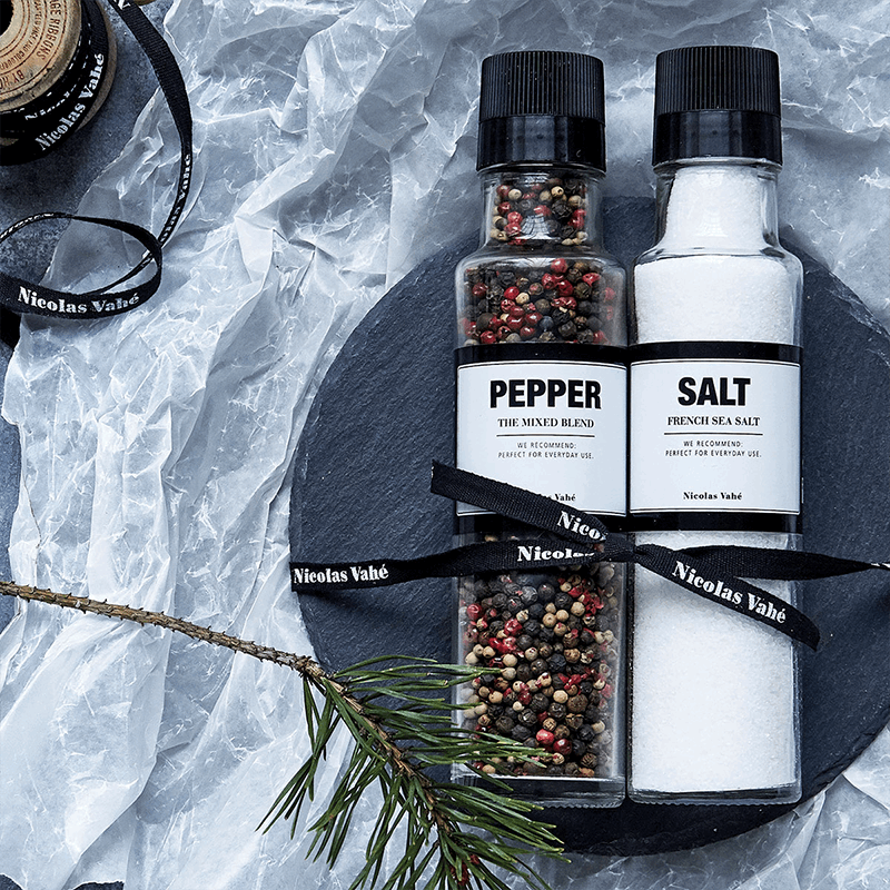 Fransk havsalt og pebermix fra Nicolas Vahé