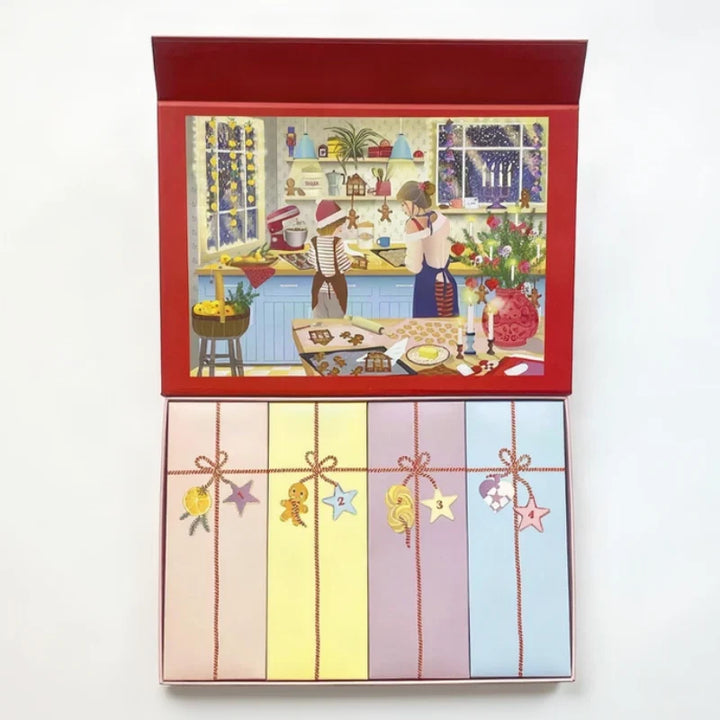 ViSSEVASSE kalender med fire adventspuslespil