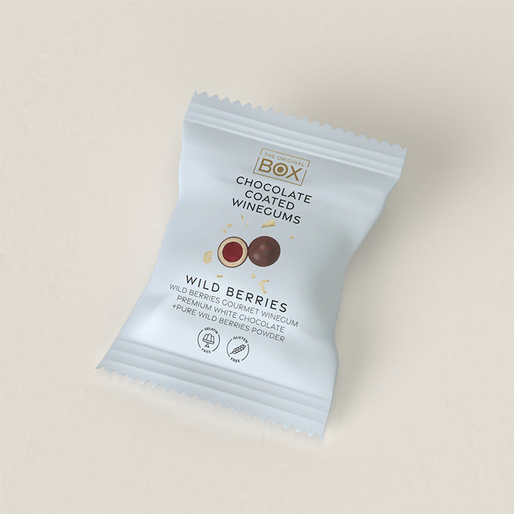 Box The Original vingummi med hvid chokolade