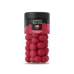 Love  Stawberry & Cream Regular Lakrids by Bülow 295g   