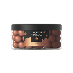 Mixed Classic Caramel & Double Chocolate Large fra Lakrids by Bülow 550 g 