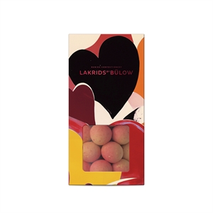 Gaveæske med Peach LOVE Regular Lakrids by Bülow 295g