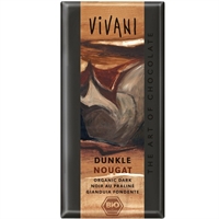 Vivani - Mørk chokolade med nougat - Økologisk 100 g  