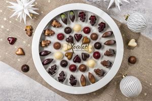 Xocolatl Selection Prestige Rund Chokoladeæske 370 g  (1 TILBAGE)